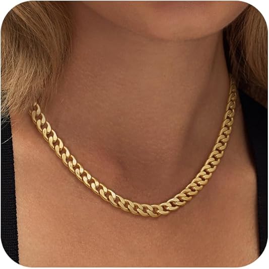 Chunky Cuban Link Necklace | Gold 18k