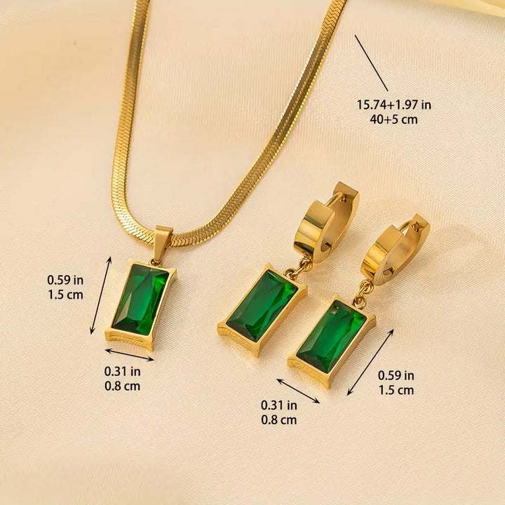 Iselotte Verdain Jewelry Set | Gold 18k