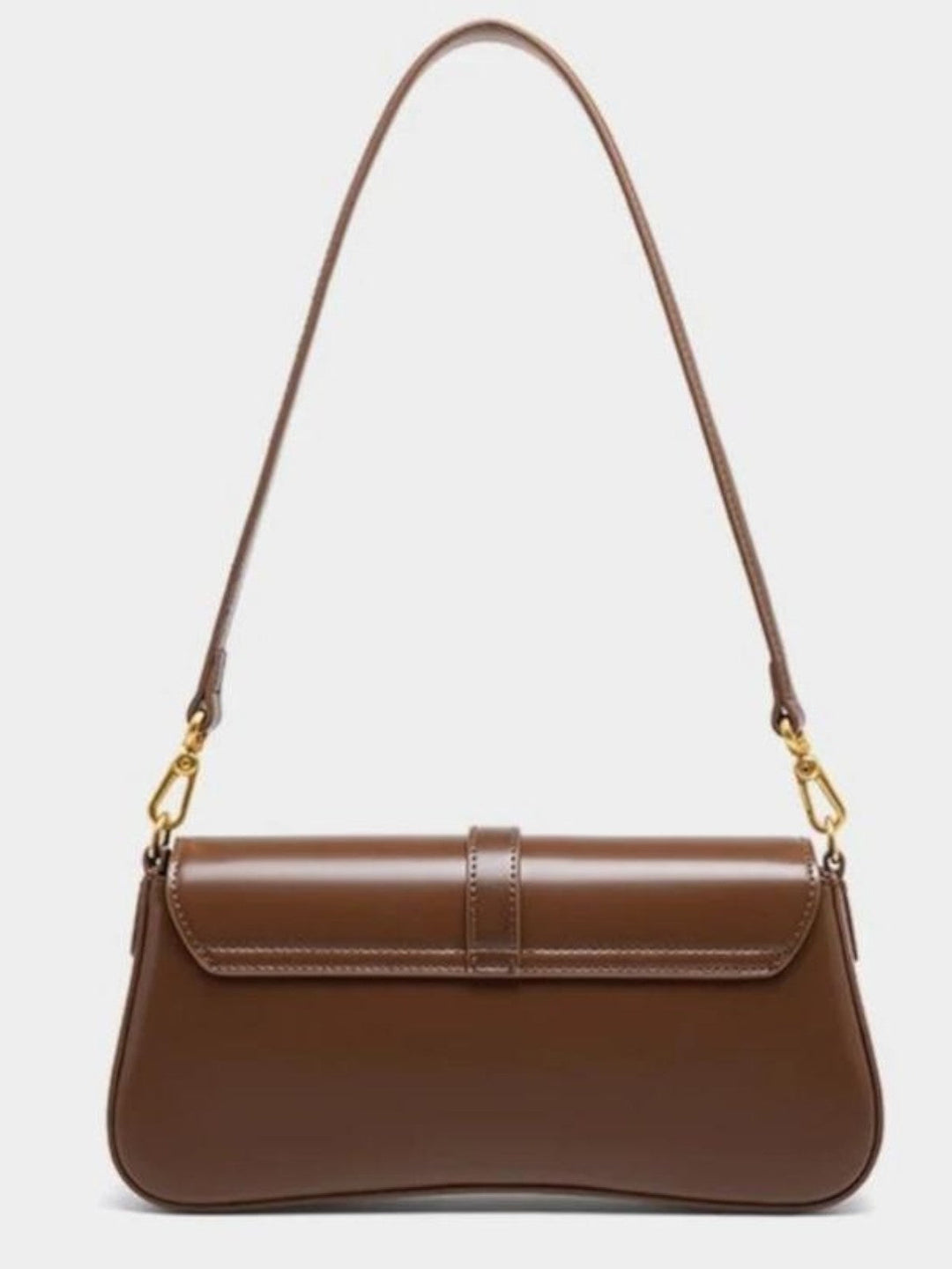 Aurora Brown Leather Shoulder Bag