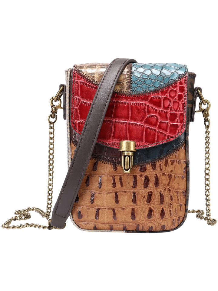 Arden Genuine Leather Women’s Ethnic Style Crossbody Bag