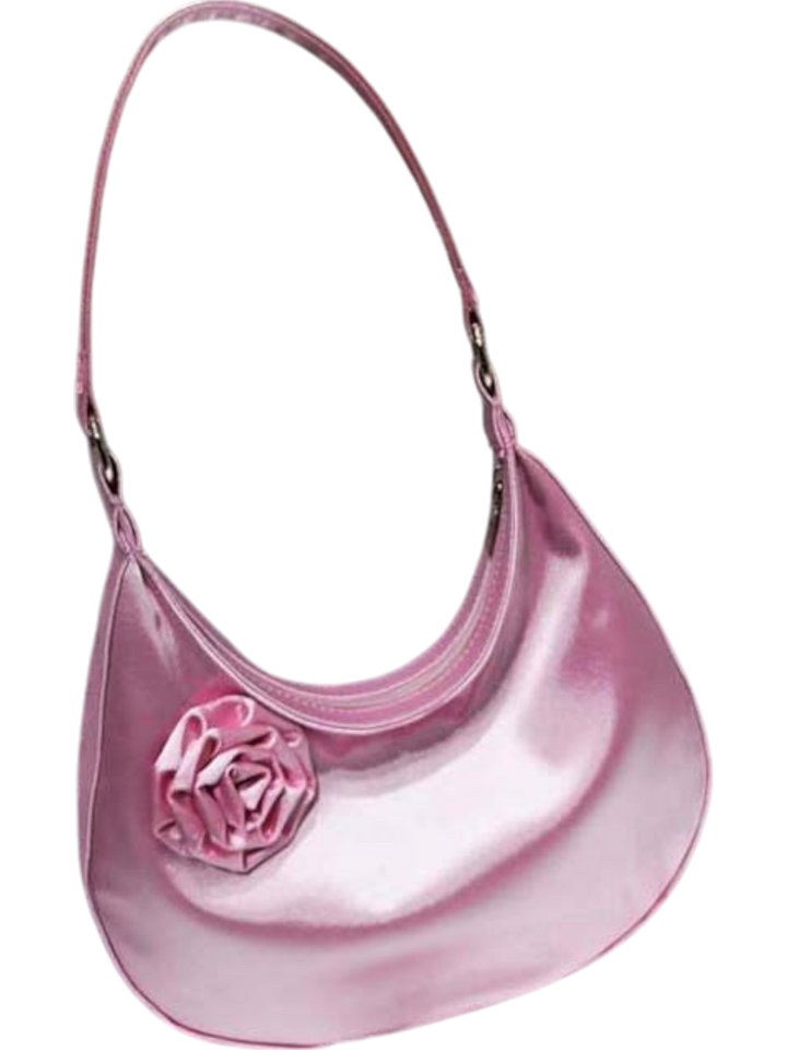 Kaia Floral Crescent Shoulder Bag