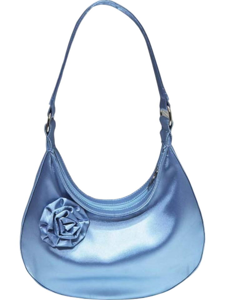 Kaia Floral Crescent Shoulder Bag