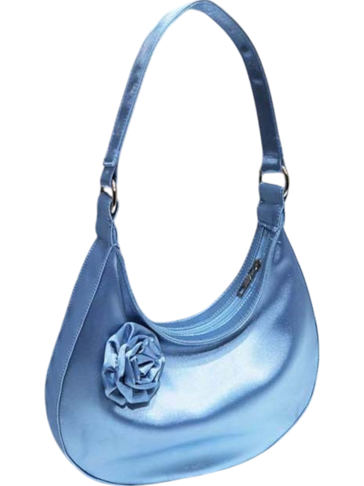 Kaia Floral Crescent Shoulder Bag