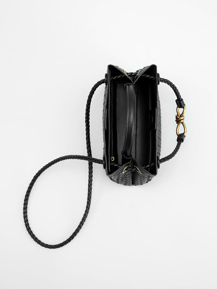 Arden Metal Twist-Handle Bag