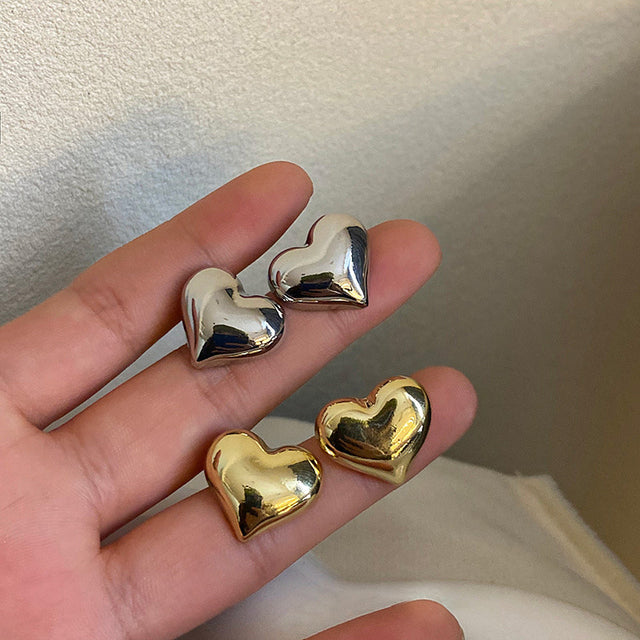 Elegant Heart-Shaped Earrings