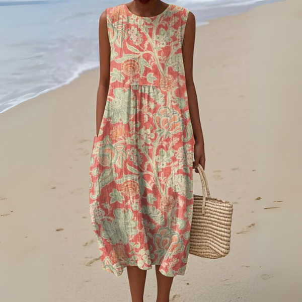 Beth | Floral Midi Dress