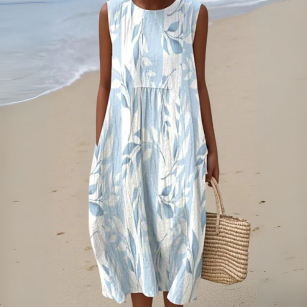 Joy | Leafy Midi Dress