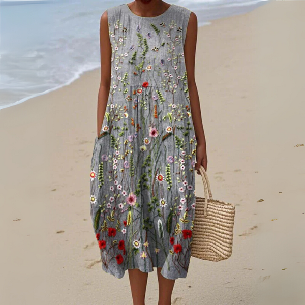 Gwen | Floral Midi Dress
