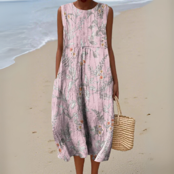 Nora | Botanical Midi Dress