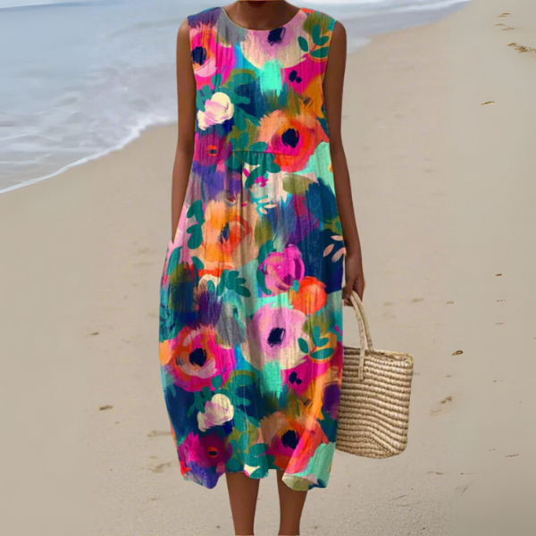 Cora | Vibrance Midi Dress