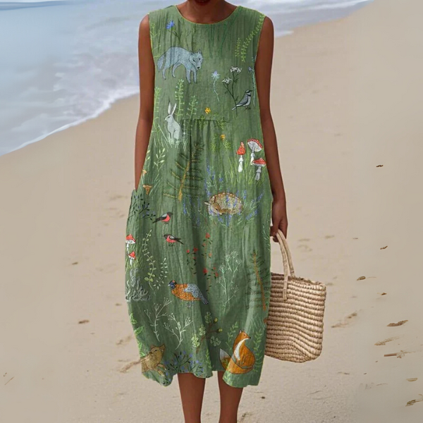 Hope | Woodland Midi Dress