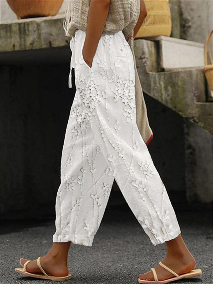 Zoë | Vine Printed Trousers