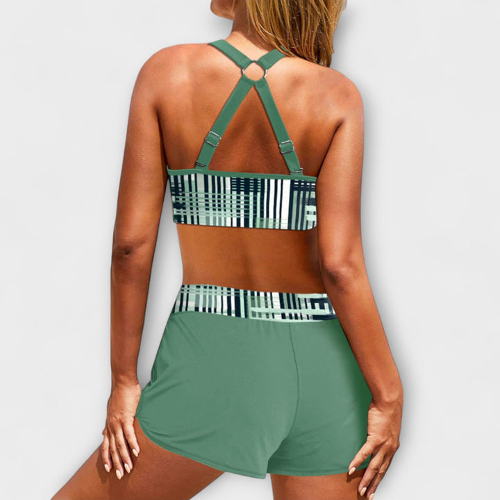 Jenna | High-Waisted Ribbed Bikini