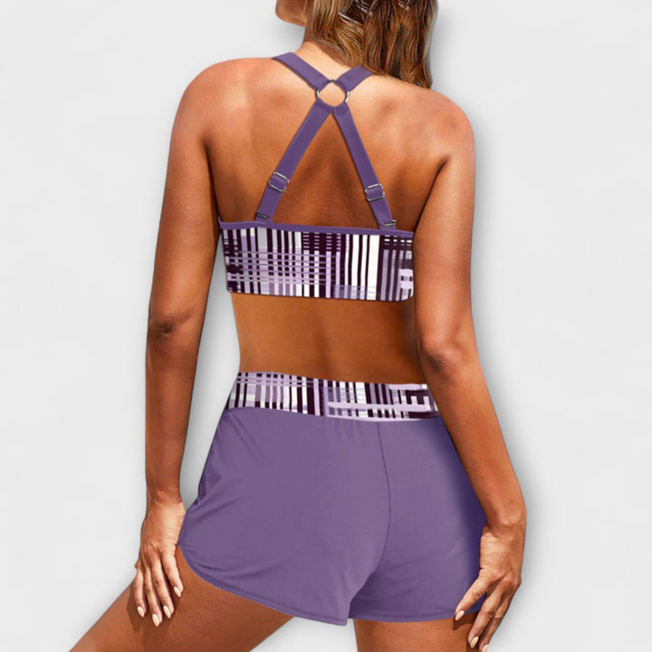 Jenna | High-Waisted Ribbed Bikini