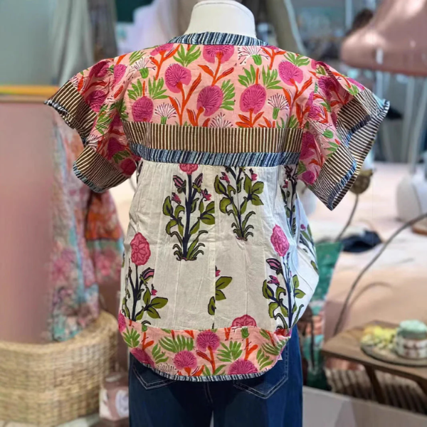 Amelia | Embroidered Boho Blouse
