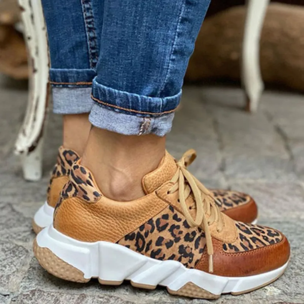 Cristina | Comfortable Leopard Sneakers