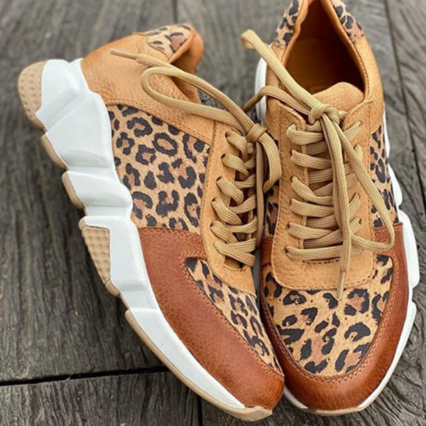 Cristina | Comfortable Leopard Sneakers