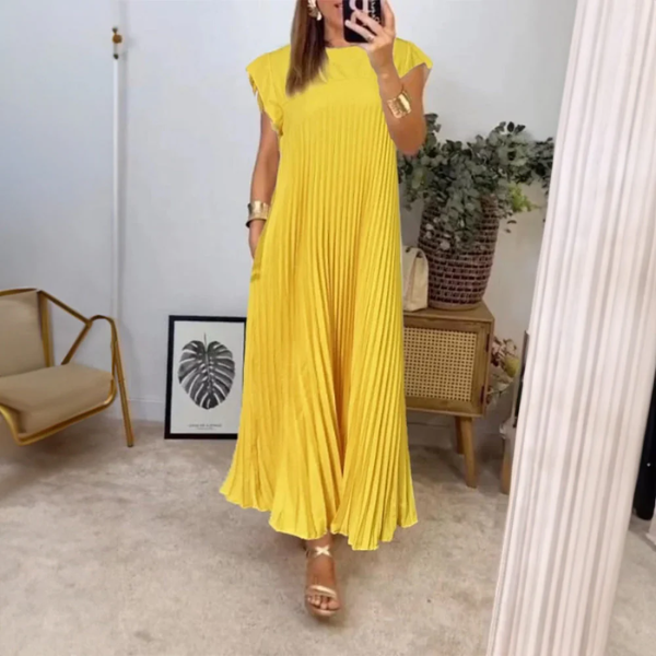Julia | Striped Midi Dress
