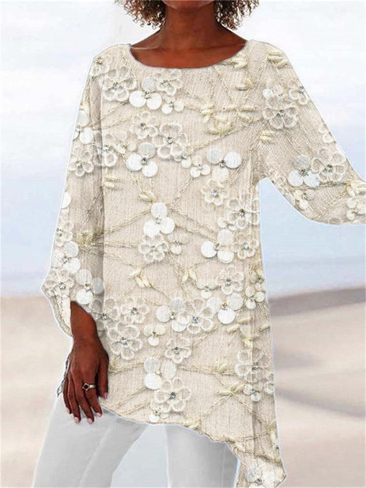Harper | Crystal Bloom Print Top