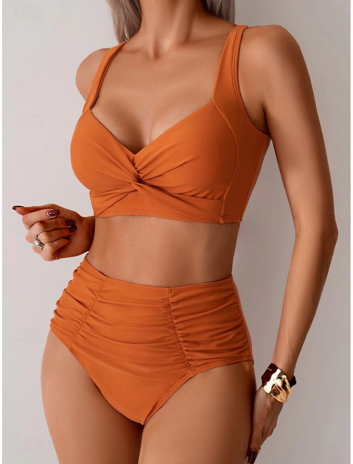 Claire | Ruched Fabric Bikini