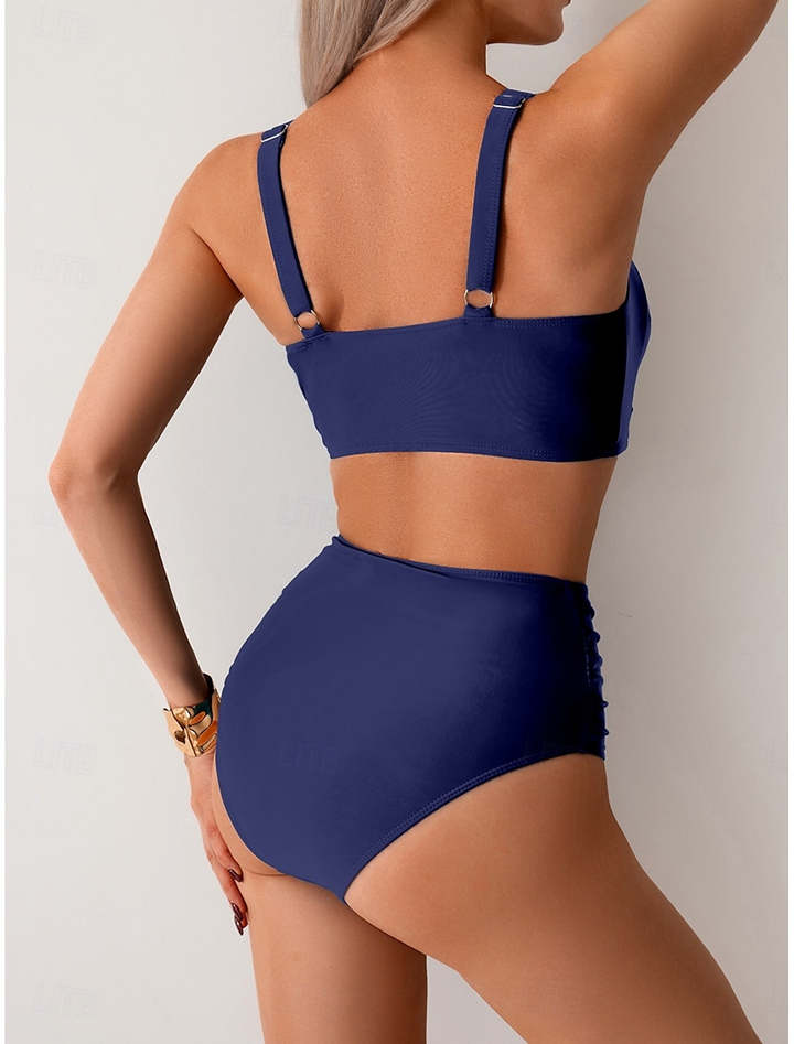 Claire | Ruched Fabric Bikini