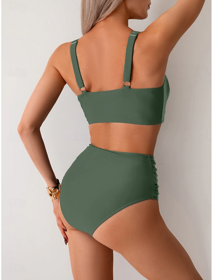 Claire | Ruched Fabric Bikini